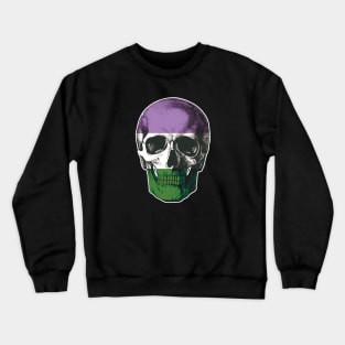 Gender Queer Skull Crewneck Sweatshirt